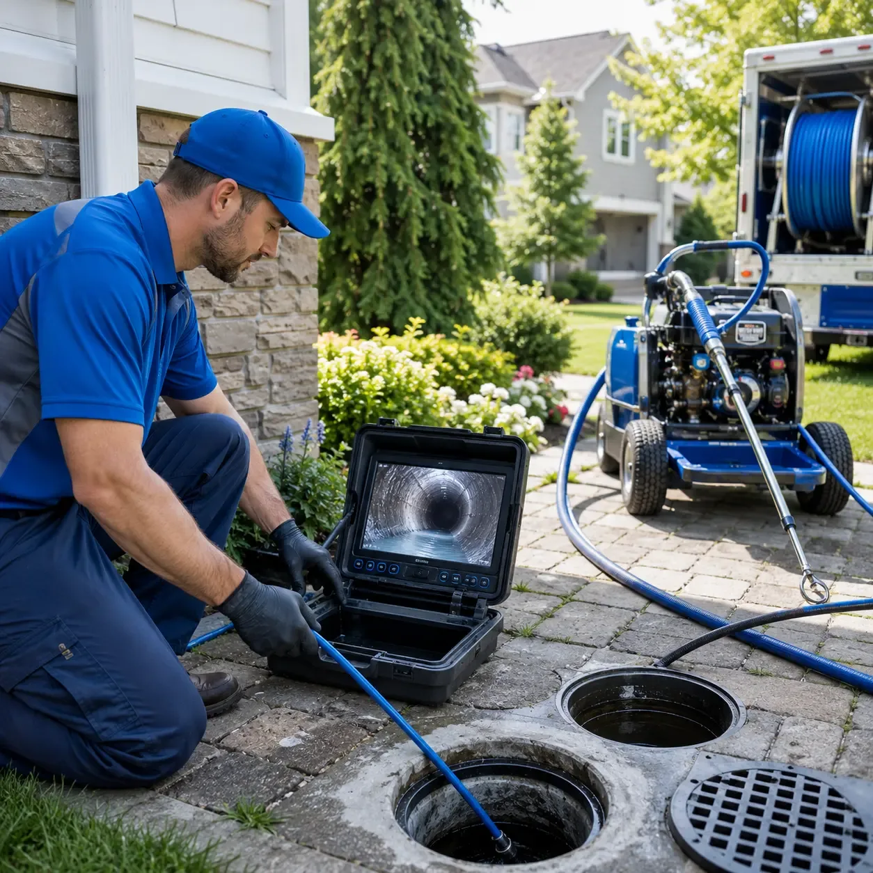 Outdoor drain cleaning professionals serving Portland, AR